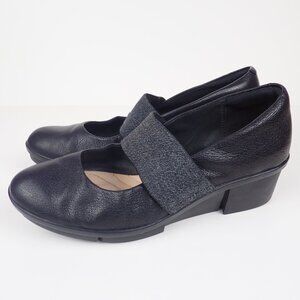 Clarks Women's 9 Wedge Heel Pola River Mary Jane Shoe